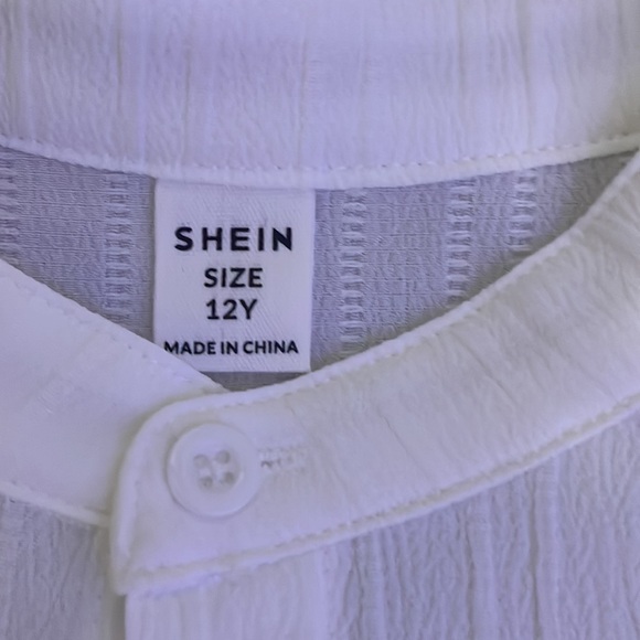 White two piece set for boys size 12 - Picture 3 of 7